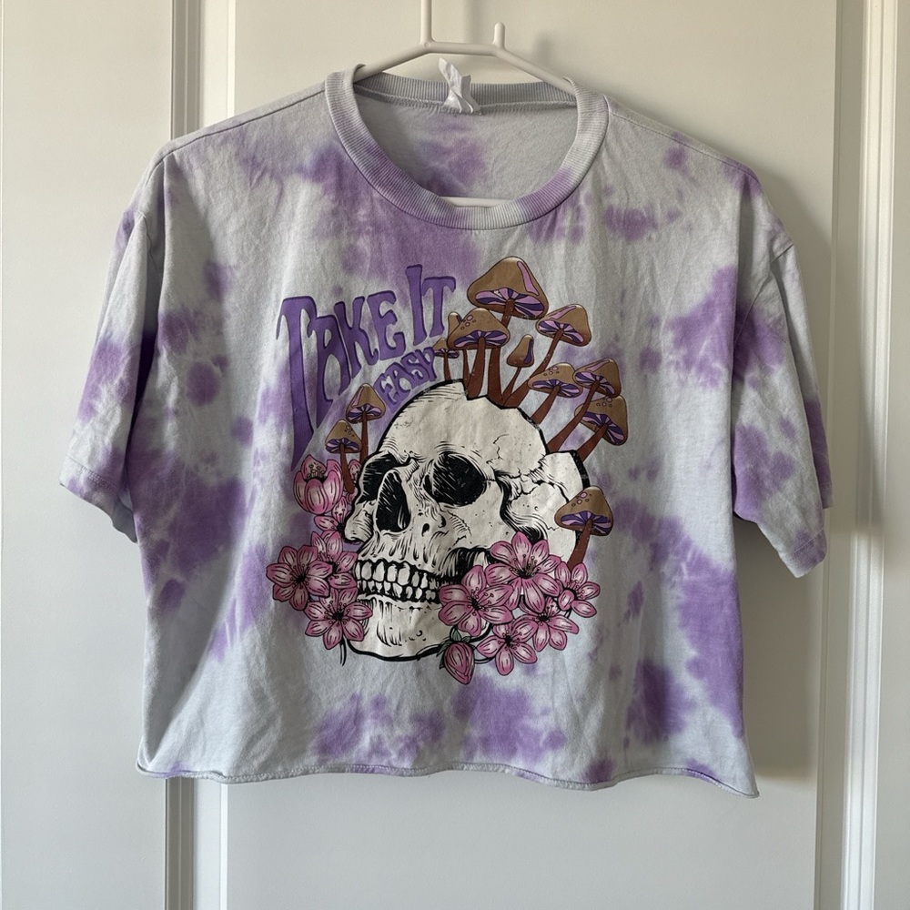 No Boundaries Purple Tie-Dye Tee